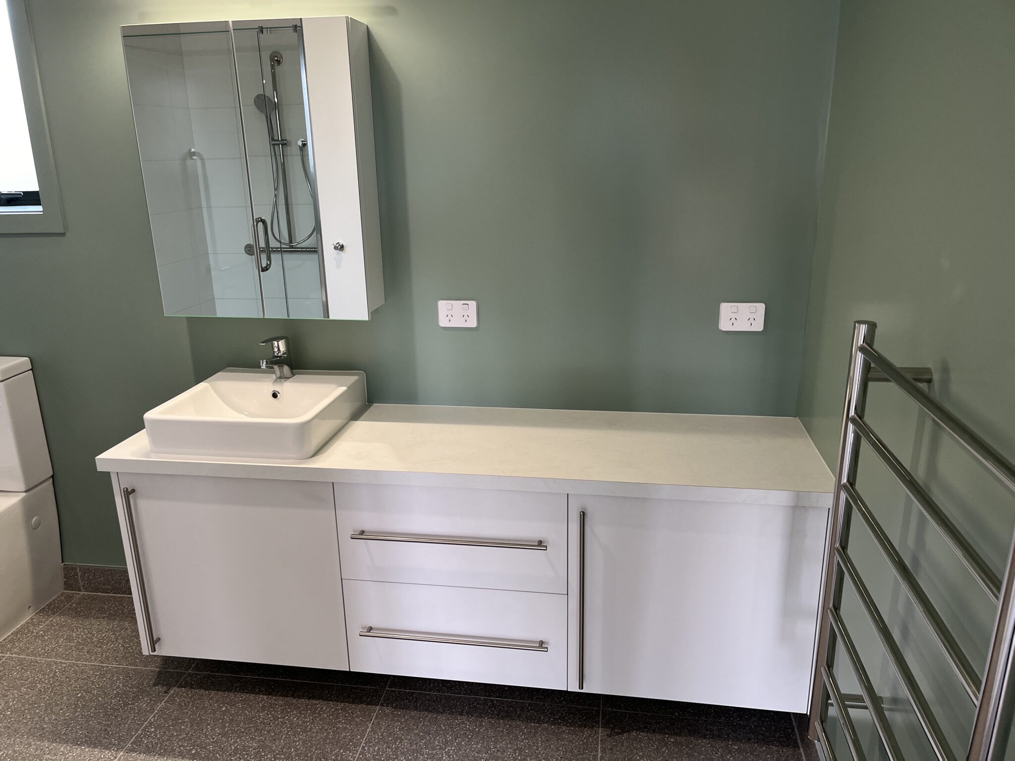 Custom Joinery sink and vanity